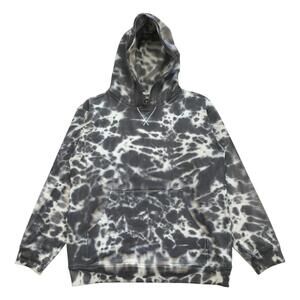 Lululemon All Yours Hoodie Tie Dye Womens 8 Sweatshirt Pullover Graphite Grey